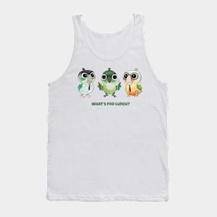 HWS Nerdy Birdy ~ Green Cheek Conure Tank Top